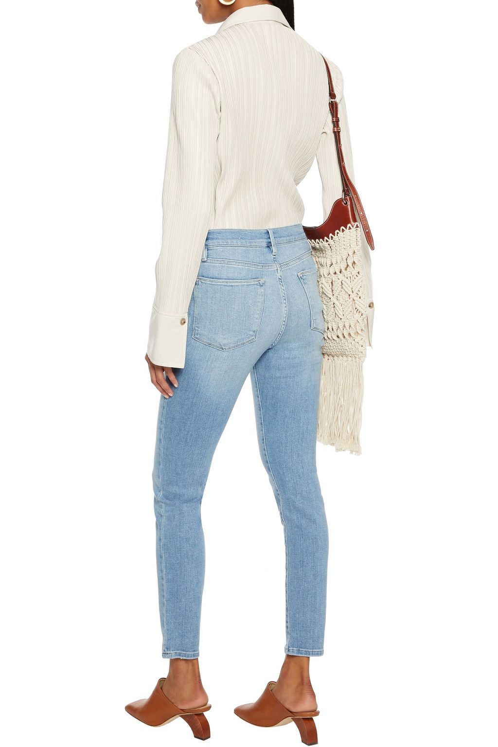 FRAME Le High Skinny high-rise skinny jeans