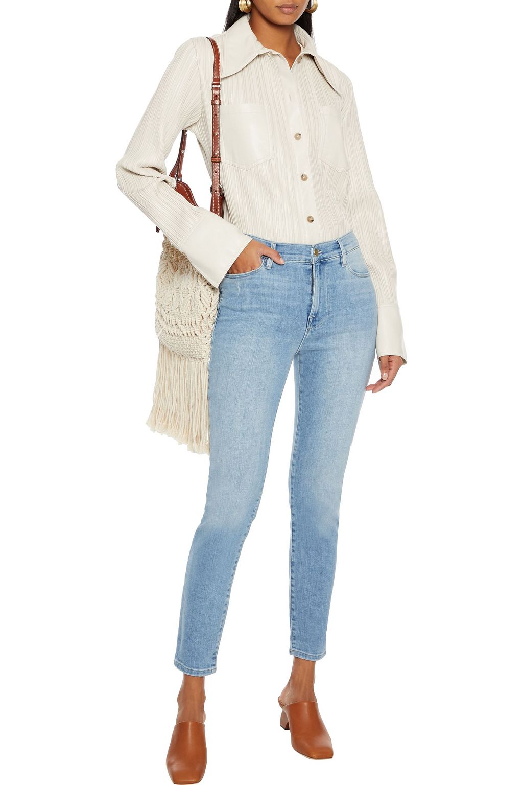 FRAME Le High Skinny high-rise skinny jeans