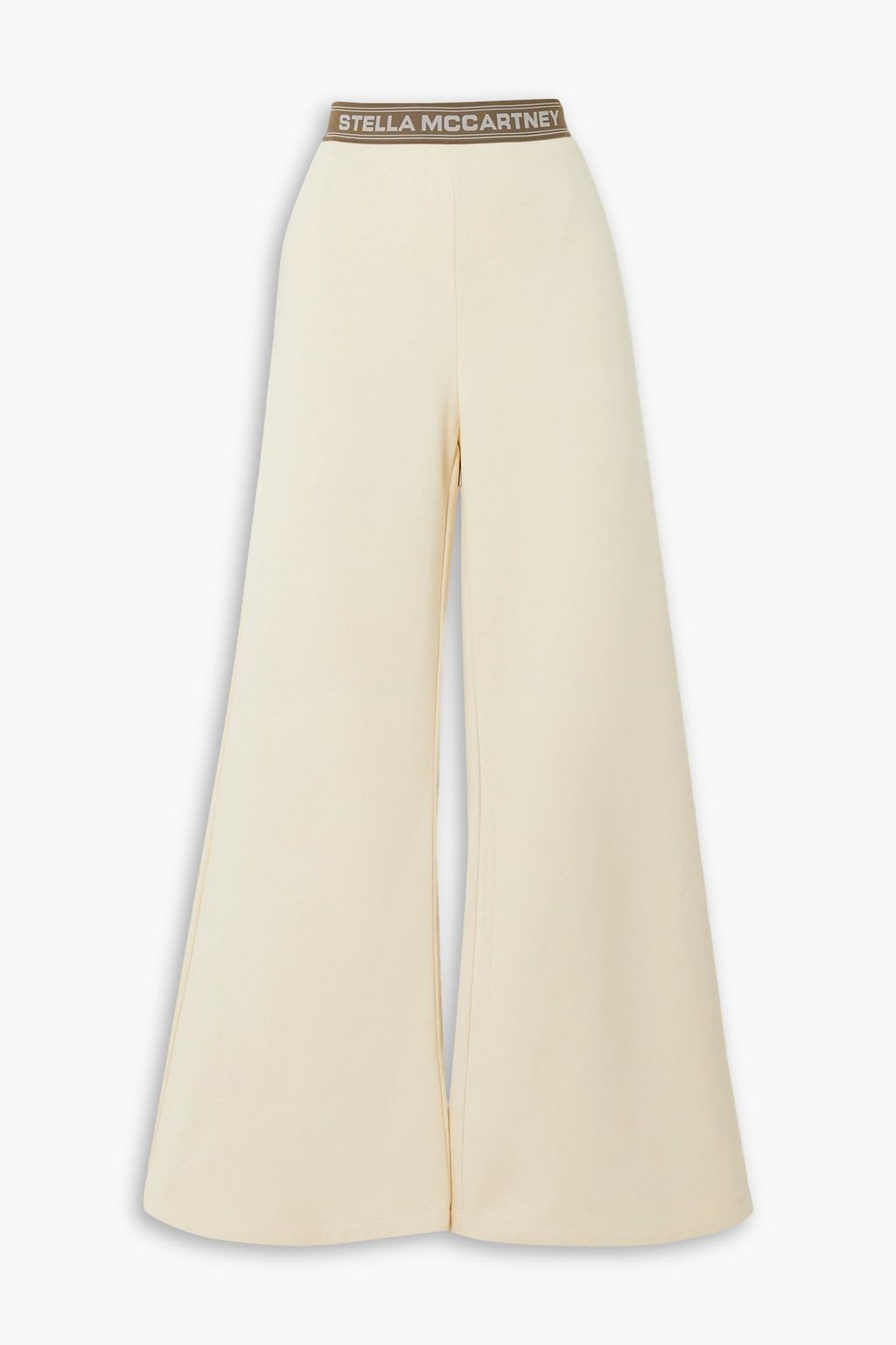 STELLA MCCARTNEY Cotton-jersey wide-leg track pants | THE OUTNET