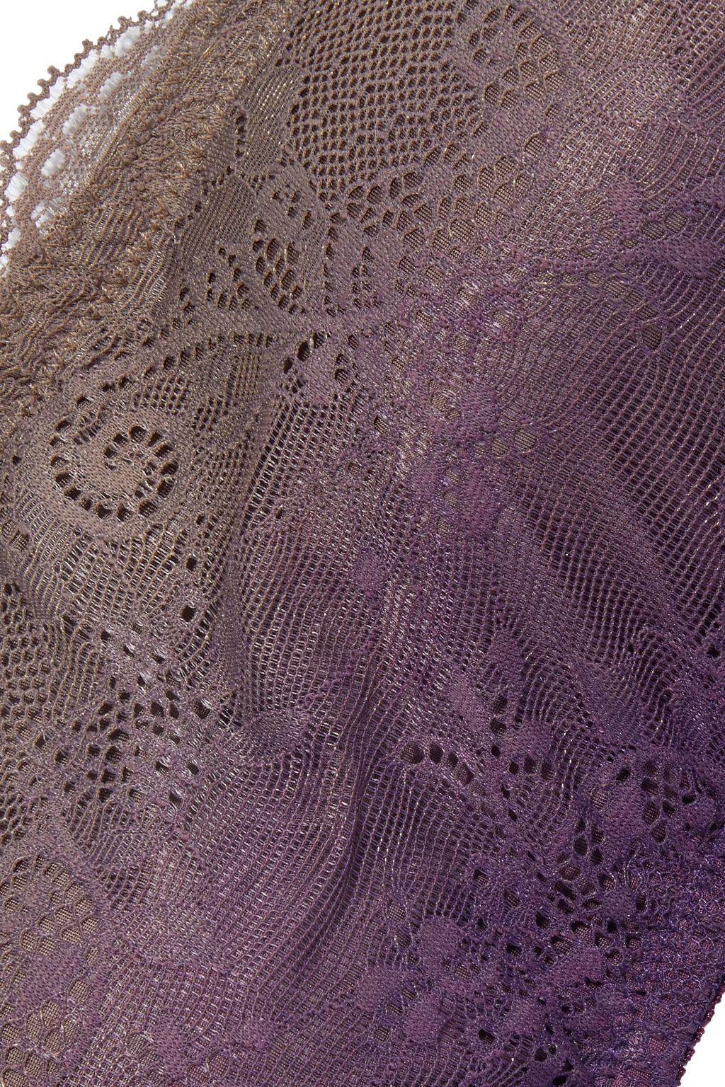 COSABELLA Trenta dégradé cotton-blend lace bandeau bra