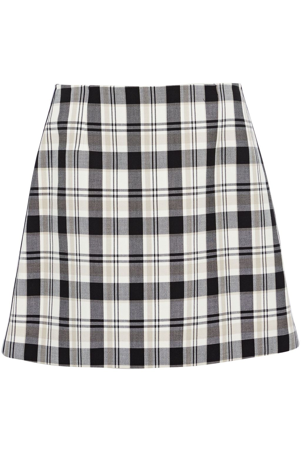 Checked cottonjacquard mini skirt Sale up to 70 off THE
