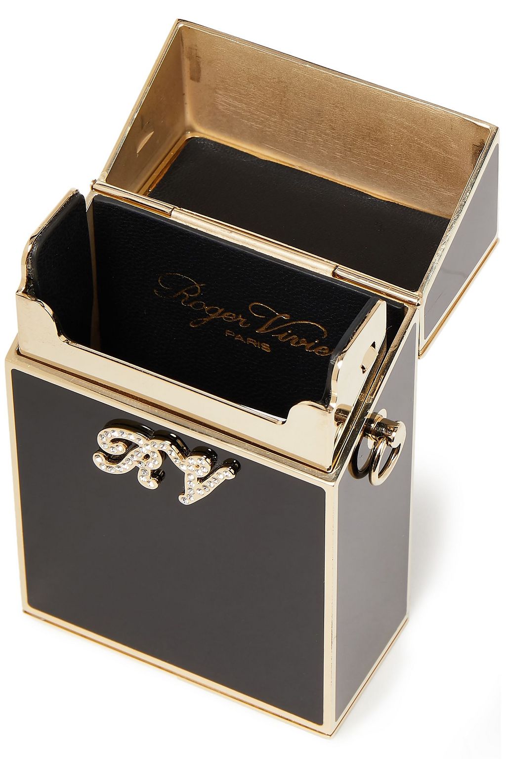 ROGER VIVIER Crystal-embellished shoulder bag