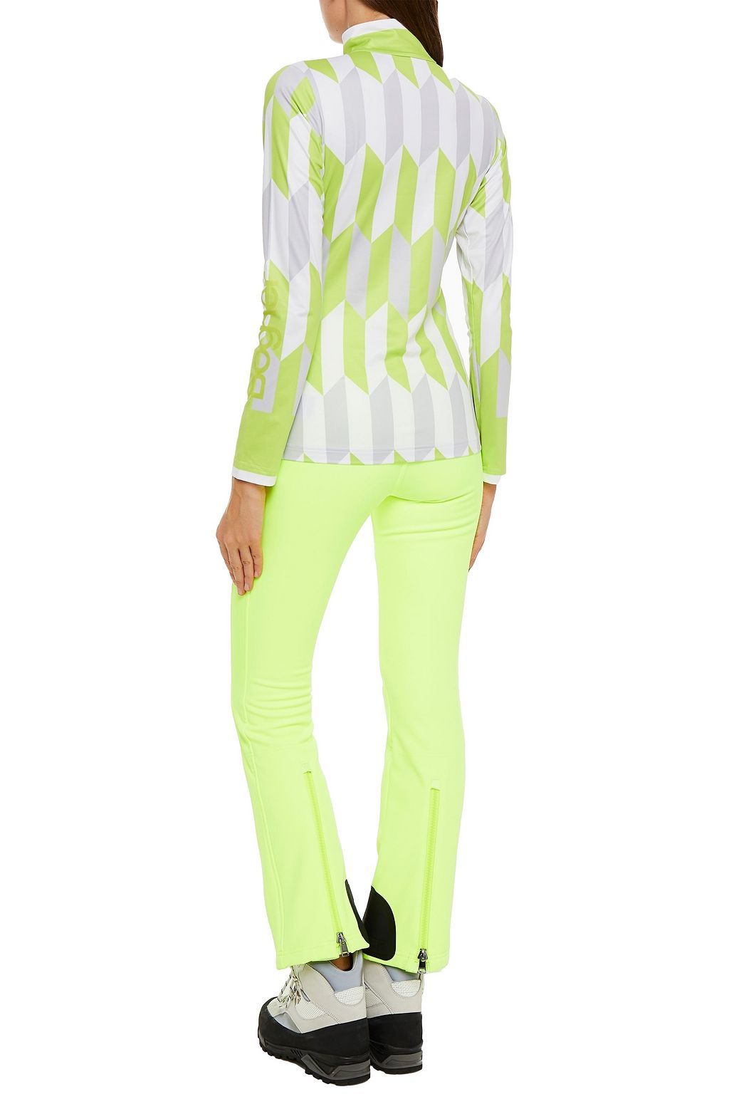 BOGNER Beline printed stretch-jersey turtleneck top