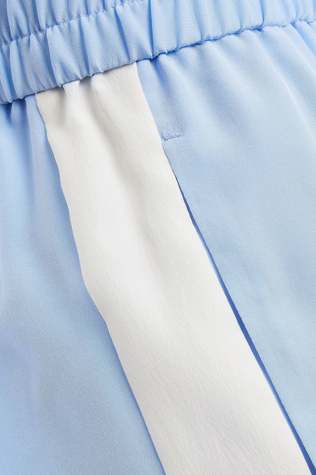 REDVALENTINO Silk crepe de chine track pants