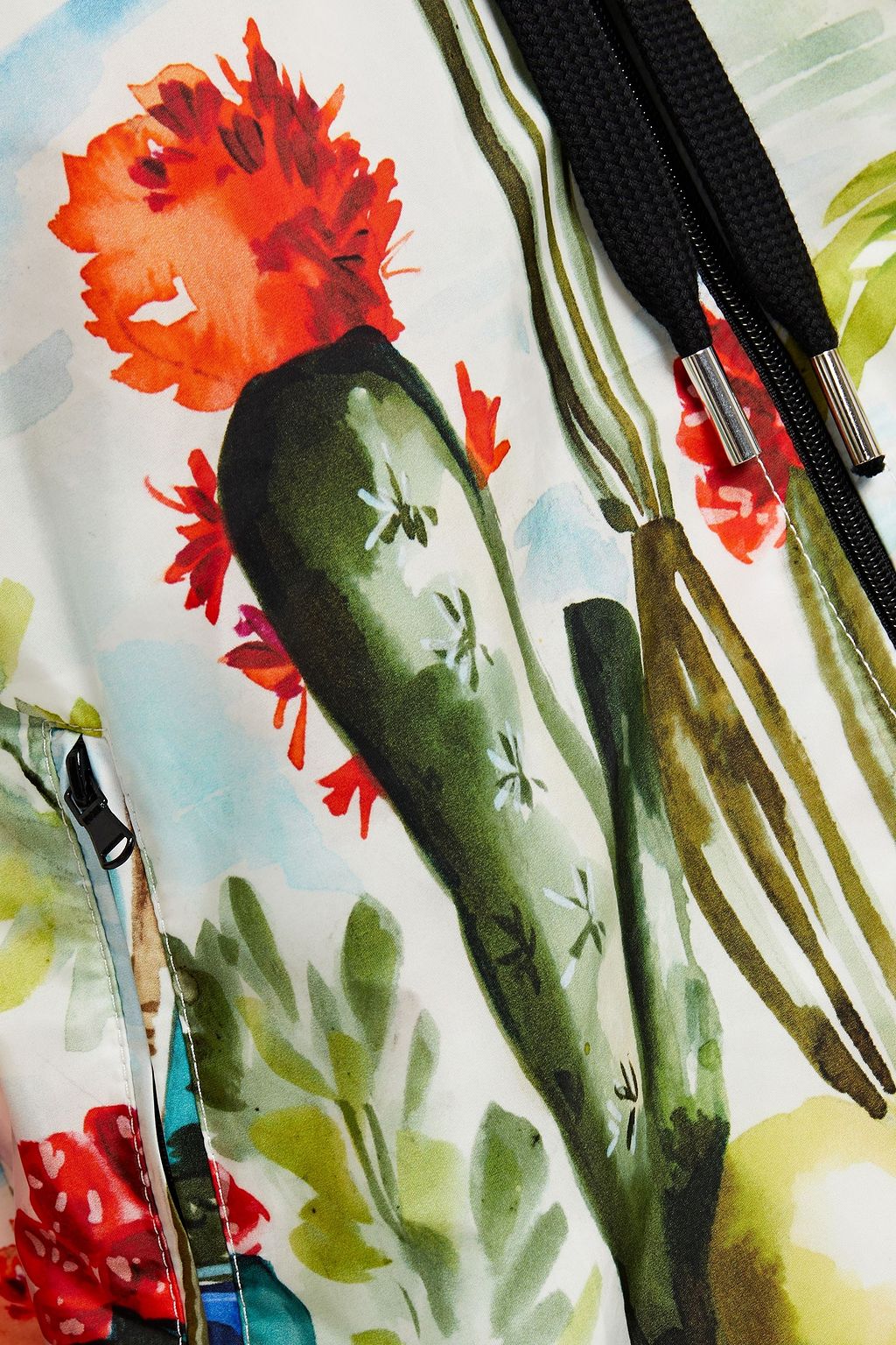 REDVALENTINO Printed shell hooded jacket