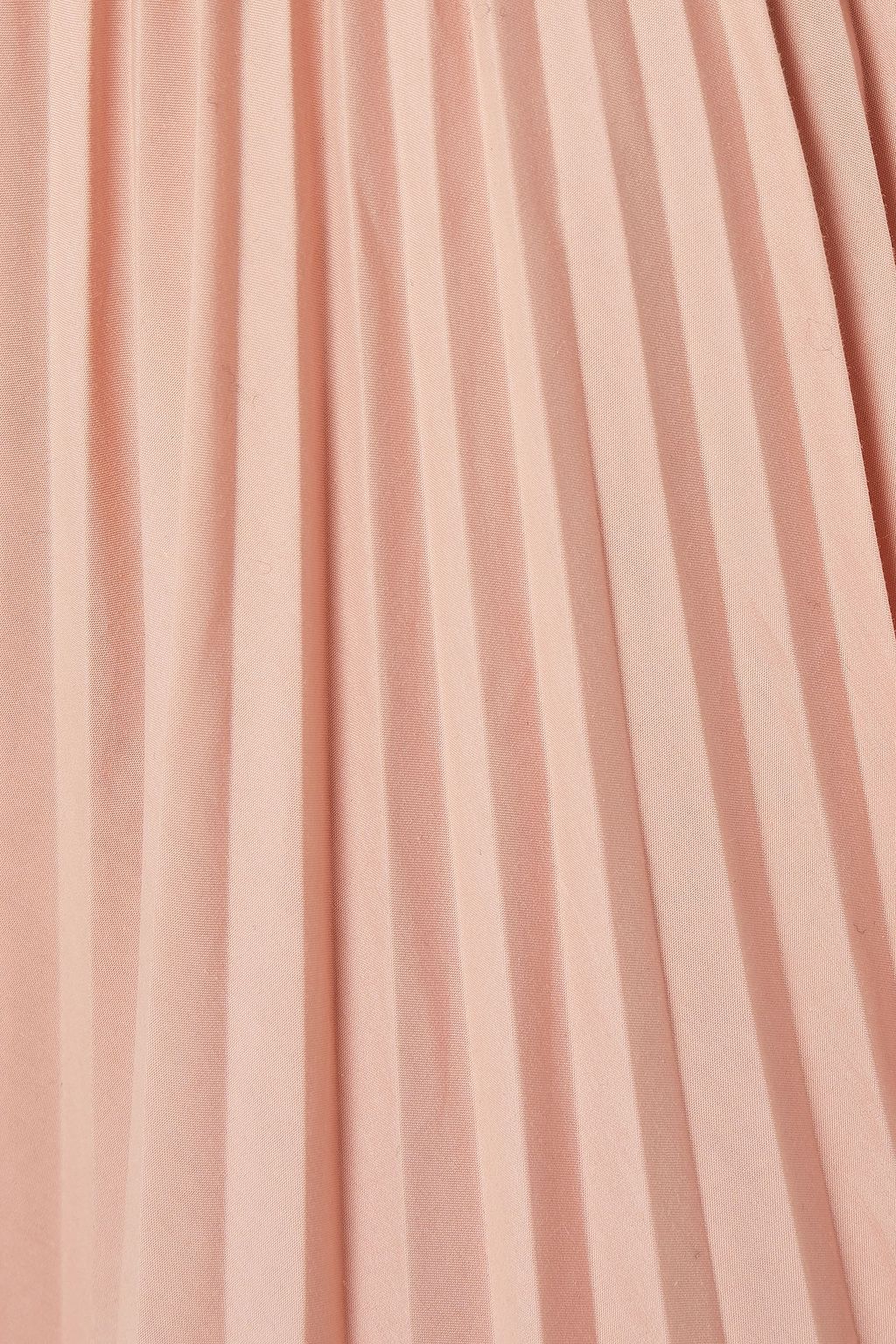 REDVALENTINO تنورة متوسطة الطول من البوبلين المصنوع من مزيج من القطن مزينة بكسرات