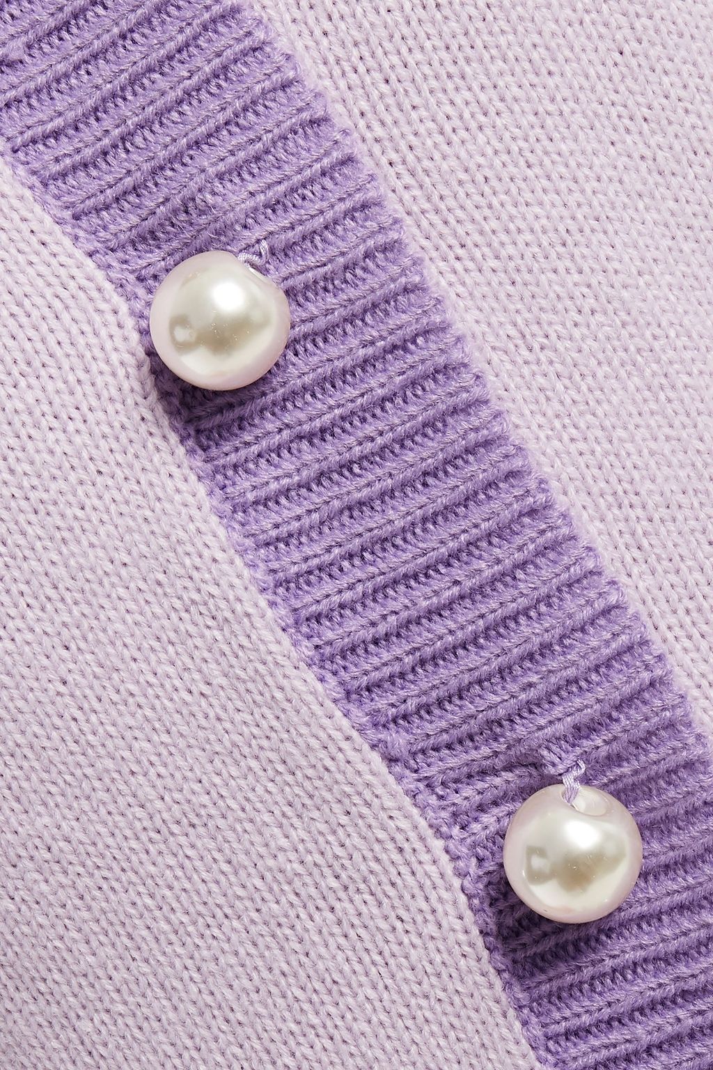 OLIVIA RUBIN Color-block knitted cardigan