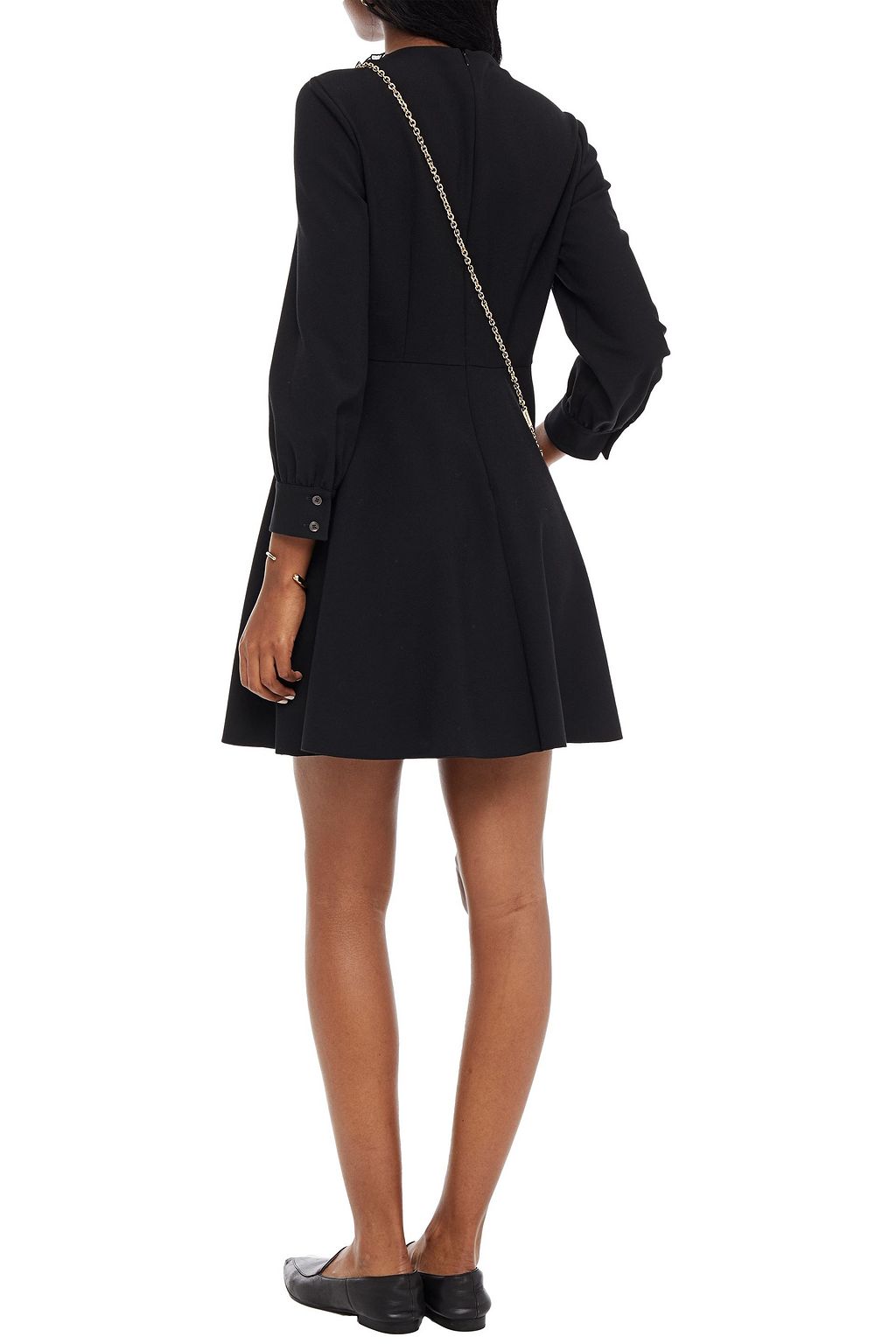 REDVALENTINO Embellished jersey mini dress