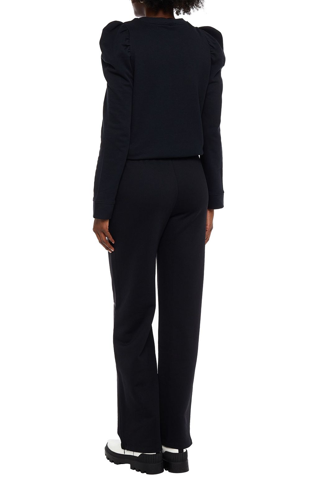 REDVALENTINO Printed French terry track pants