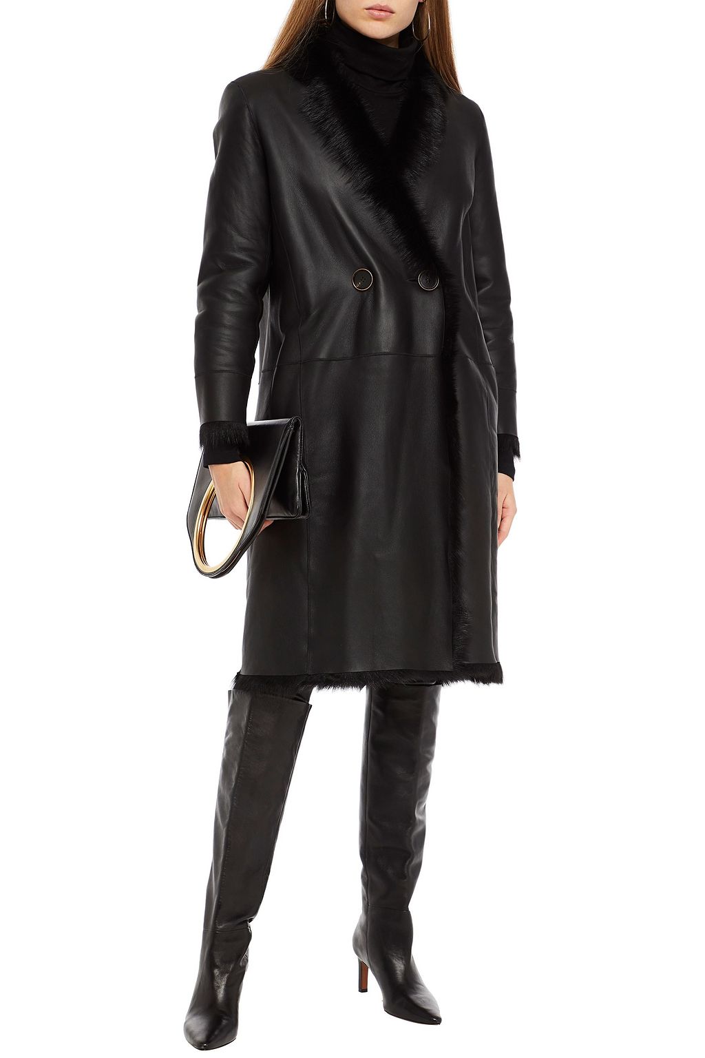KARL DONOGHUE Reversible shearling coat