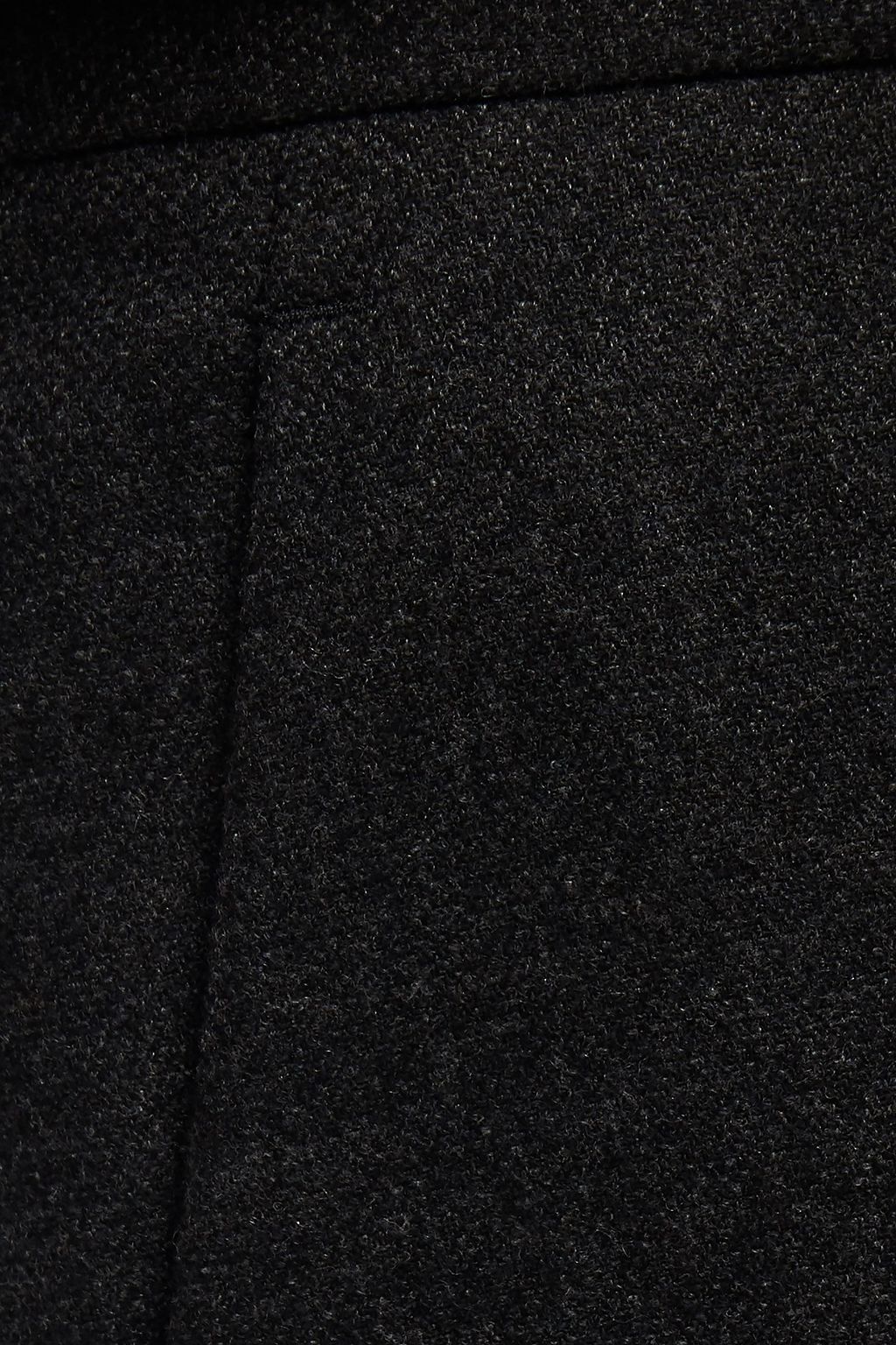 REDVALENTINO Cropped pleated mélange tapered pants