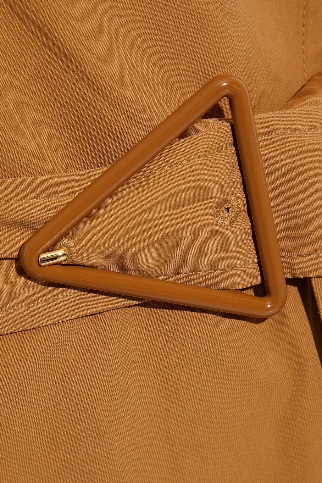 BOTTEGA VENETA ベルト付き コットン混キャンバス ミディワンピース
