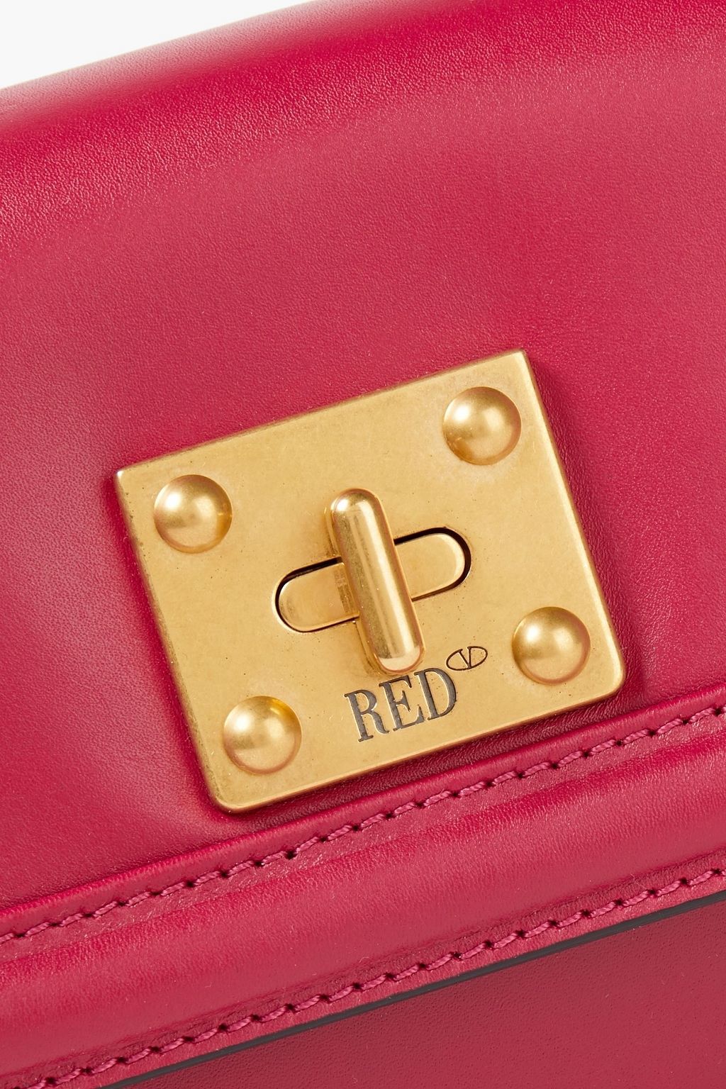 RED(V) Schultertasche aus Leder