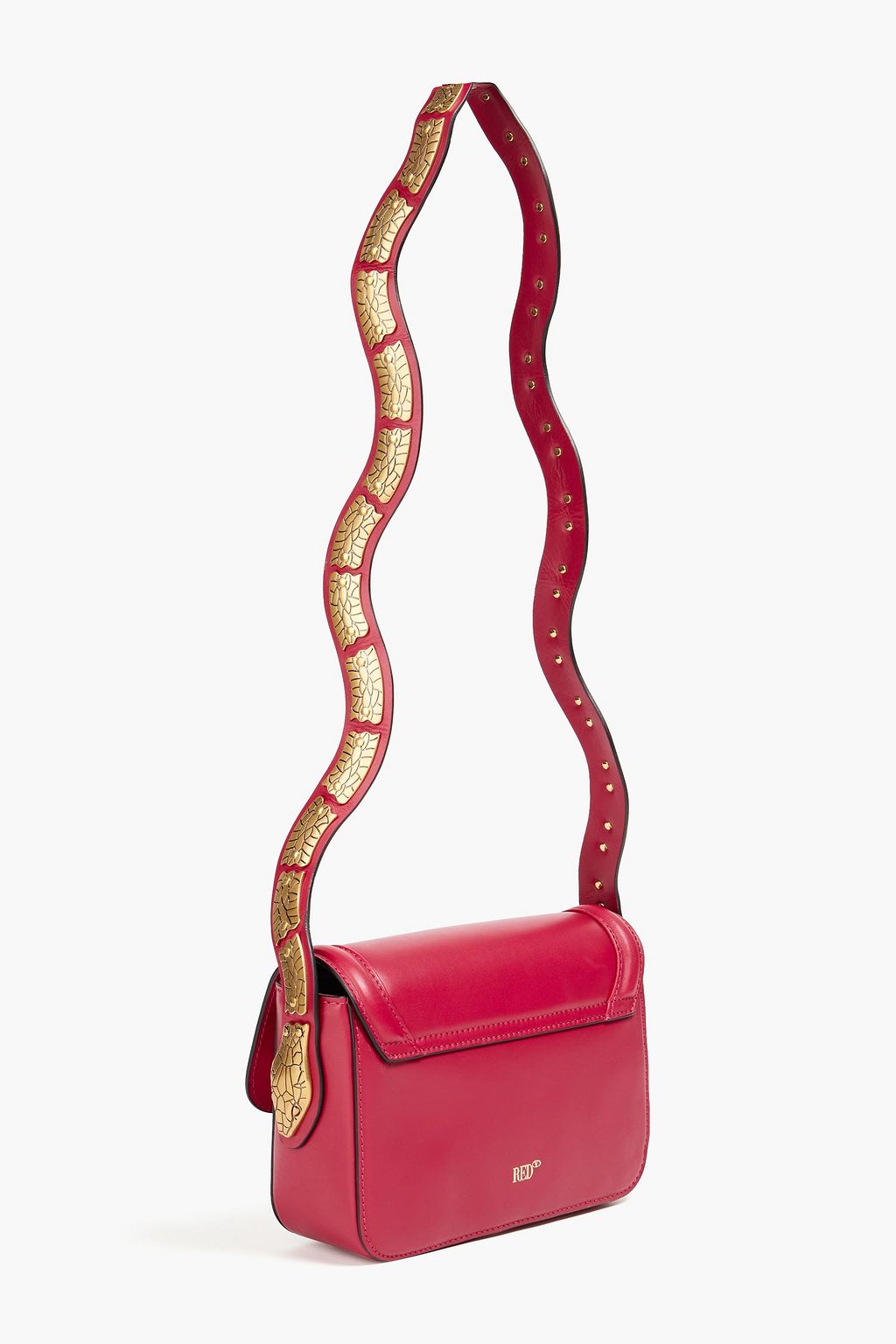 RED(V) Schultertasche aus Leder