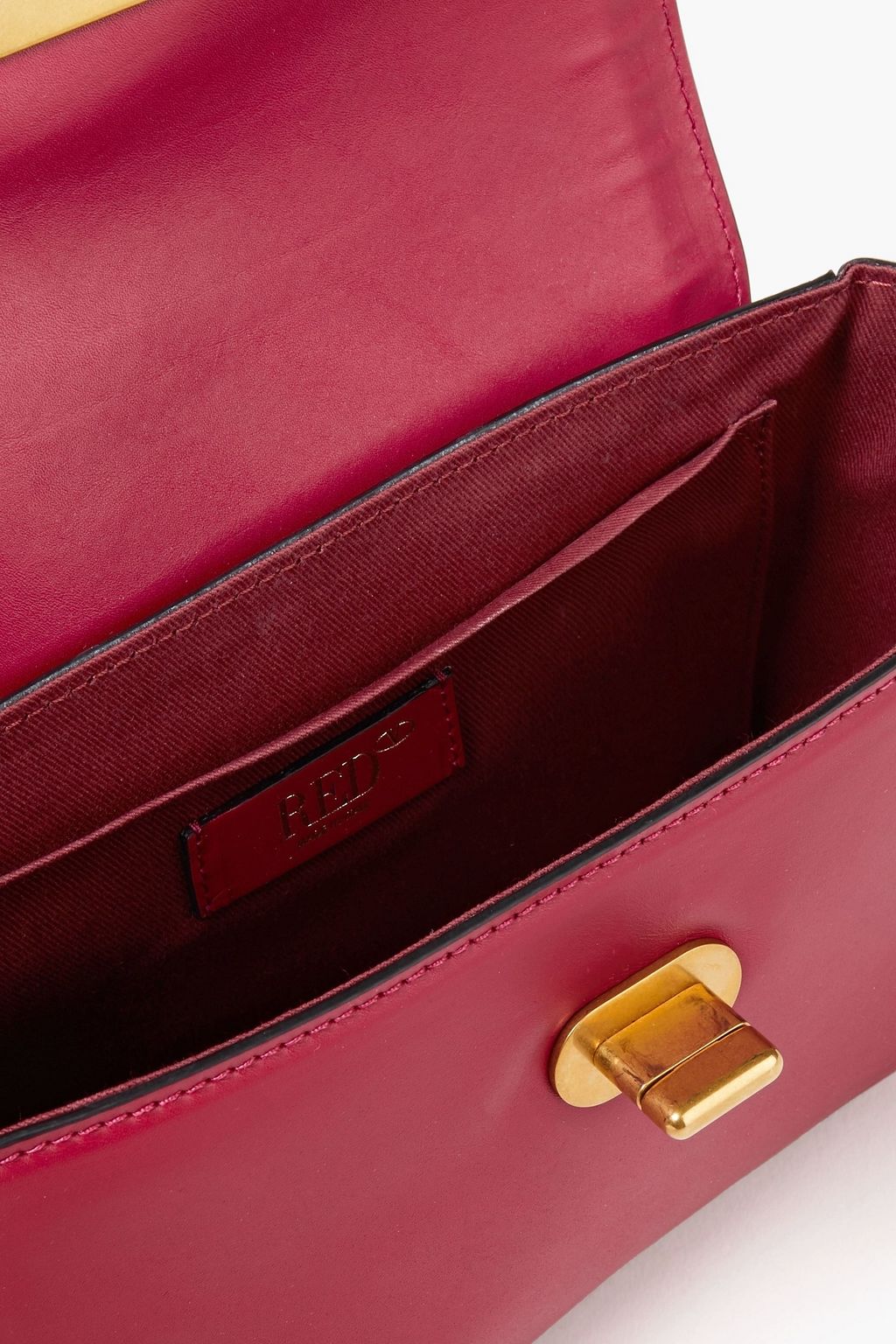 RED(V) Schultertasche aus Leder