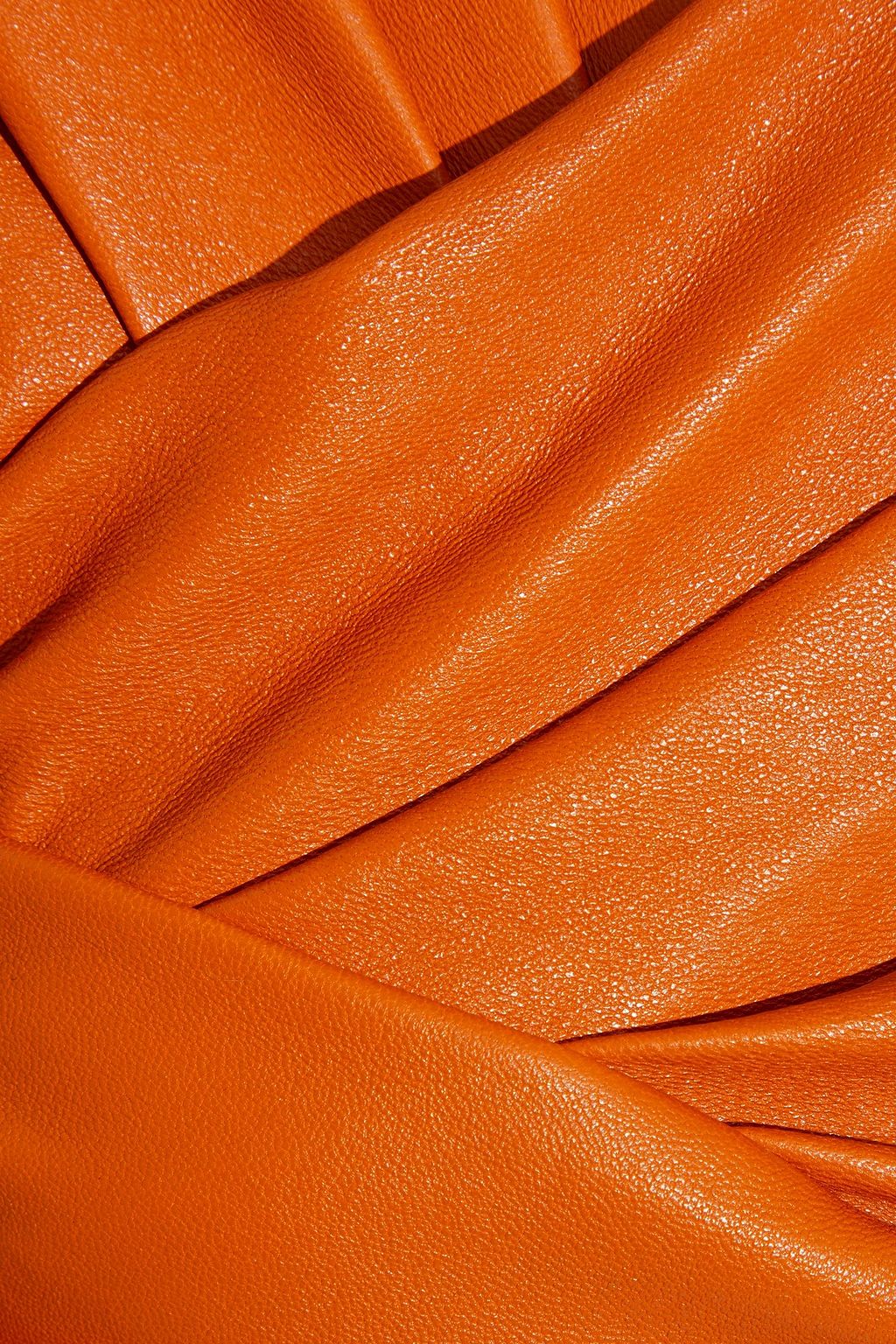 BOTTEGA VENETA Draped leather dress