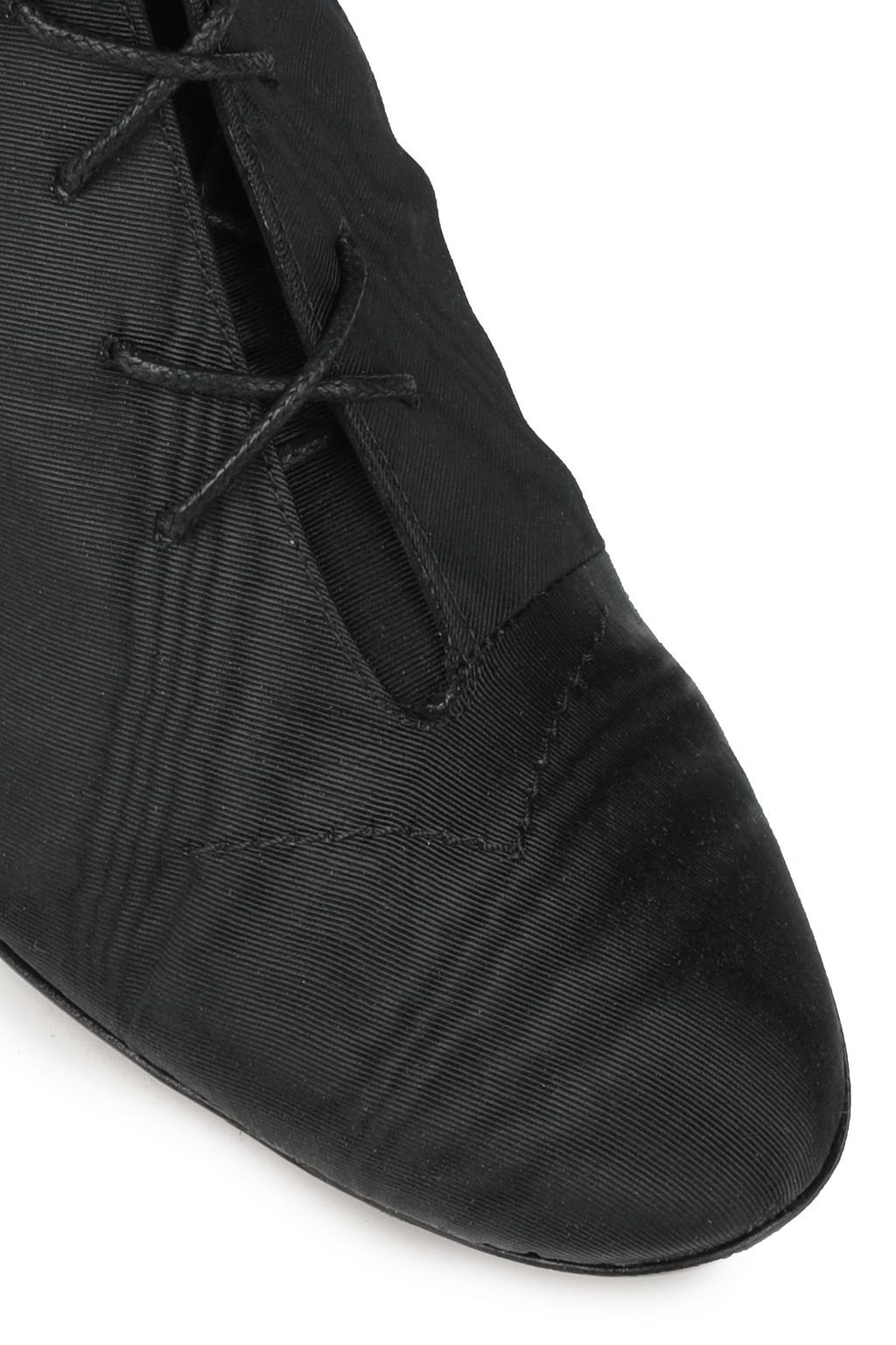ALEXACHUNG Lace-up moire ankle boots