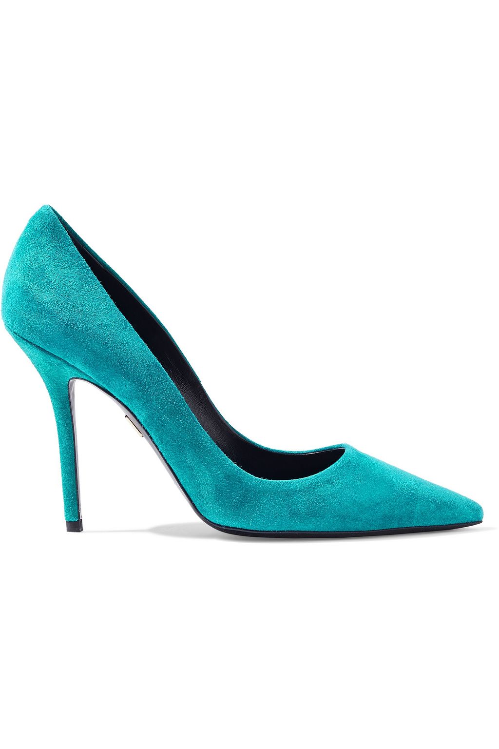 teal suede pumps