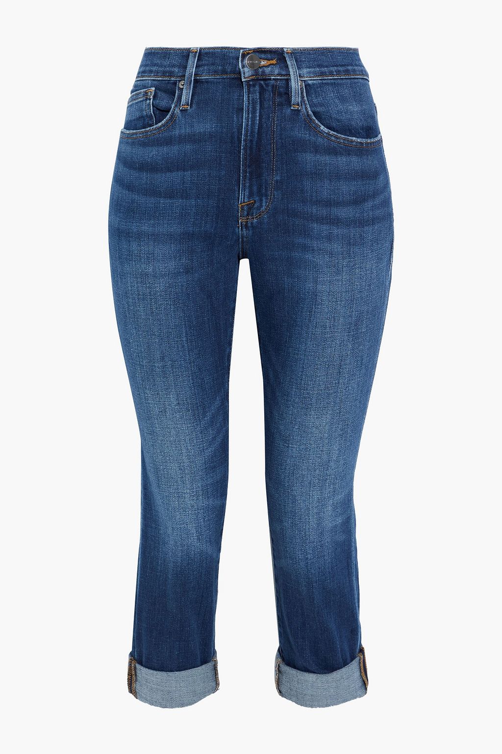Mid denim Le Pixie Beau cropped mid 
