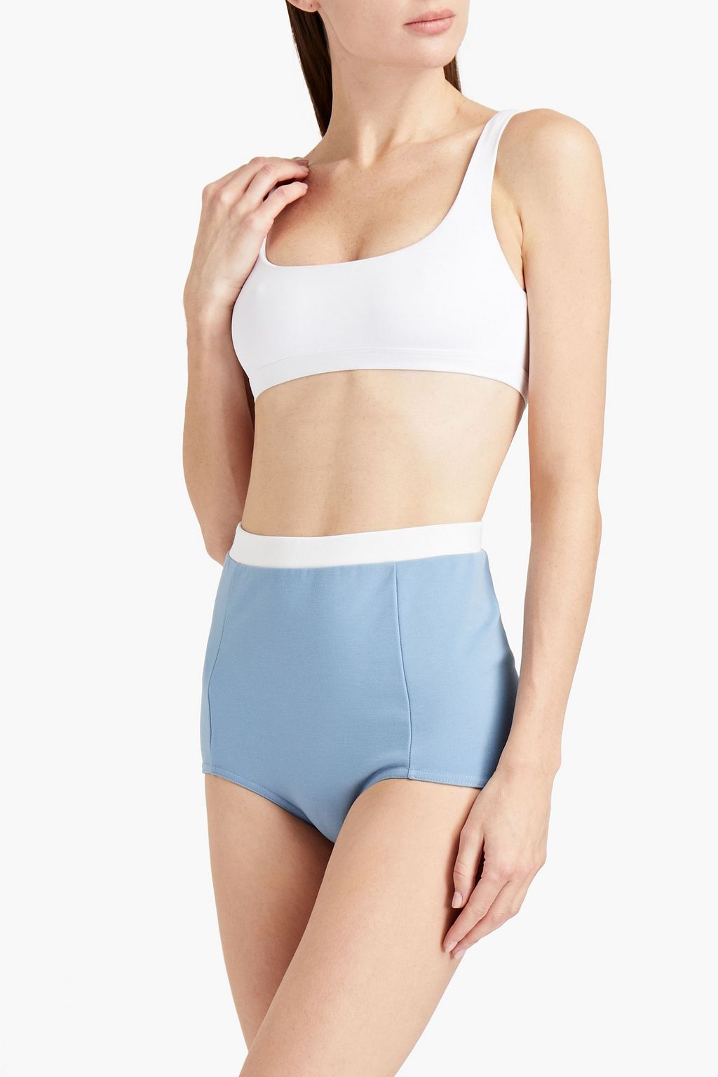 REDVALENTINO Two-tone high-rise briefs