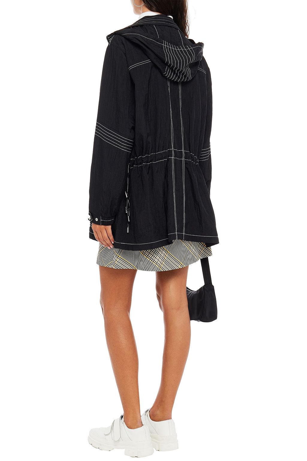 ALEXACHUNG Shell hooded jacket