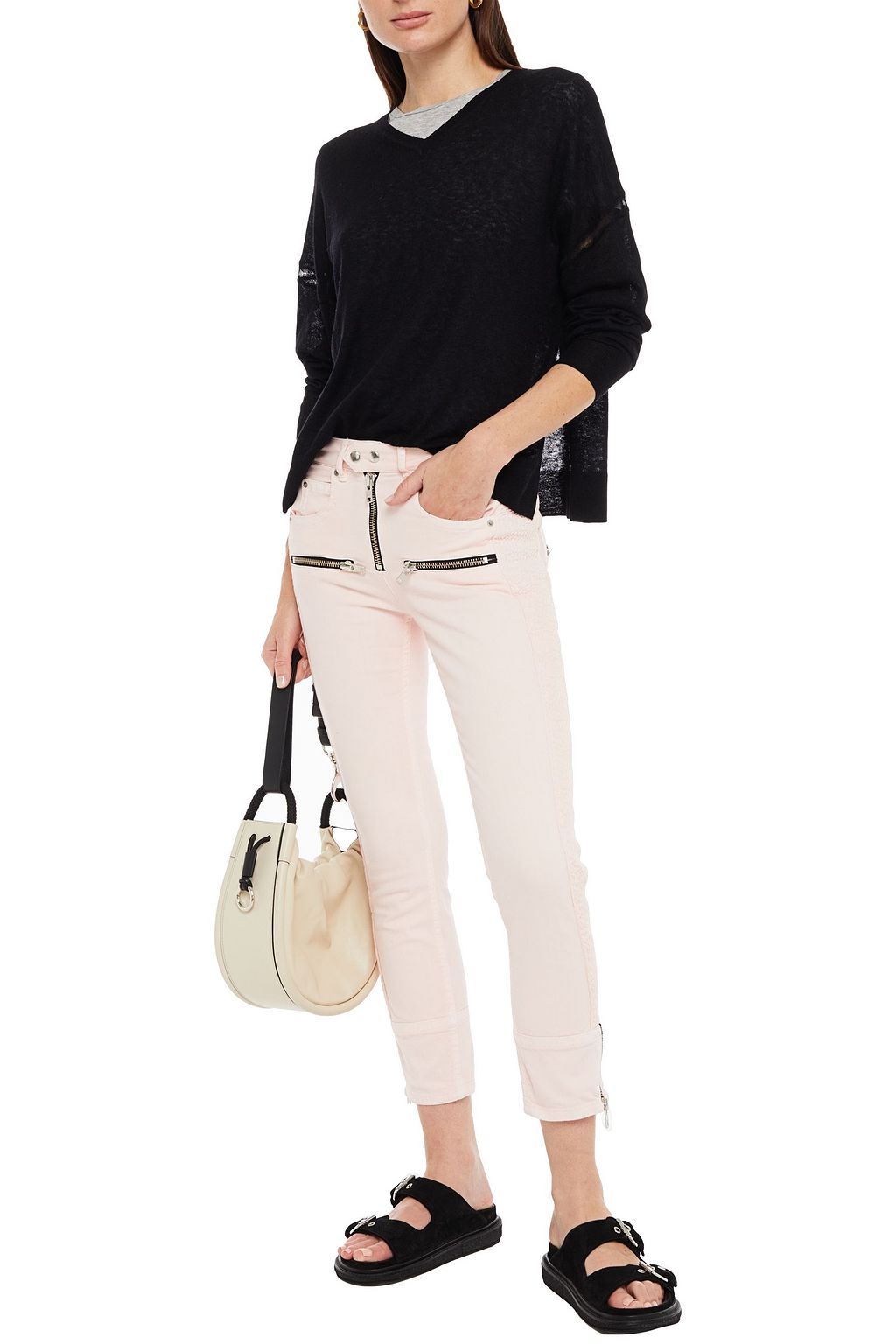 MARANT ÉTOILE Distressed knitted sweater