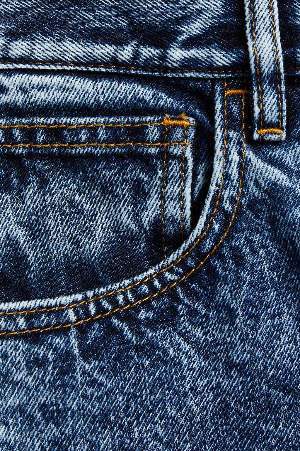 MAISON MARGIELA Distressed high-rise straight-leg jeans