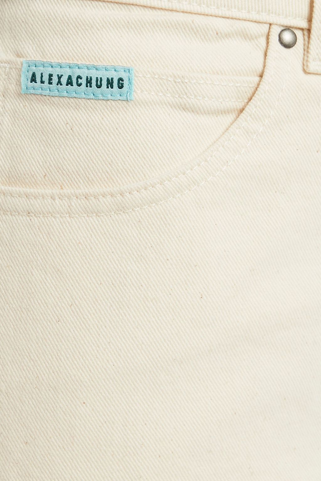 ALEXACHUNG High-rise kick-flare jeans