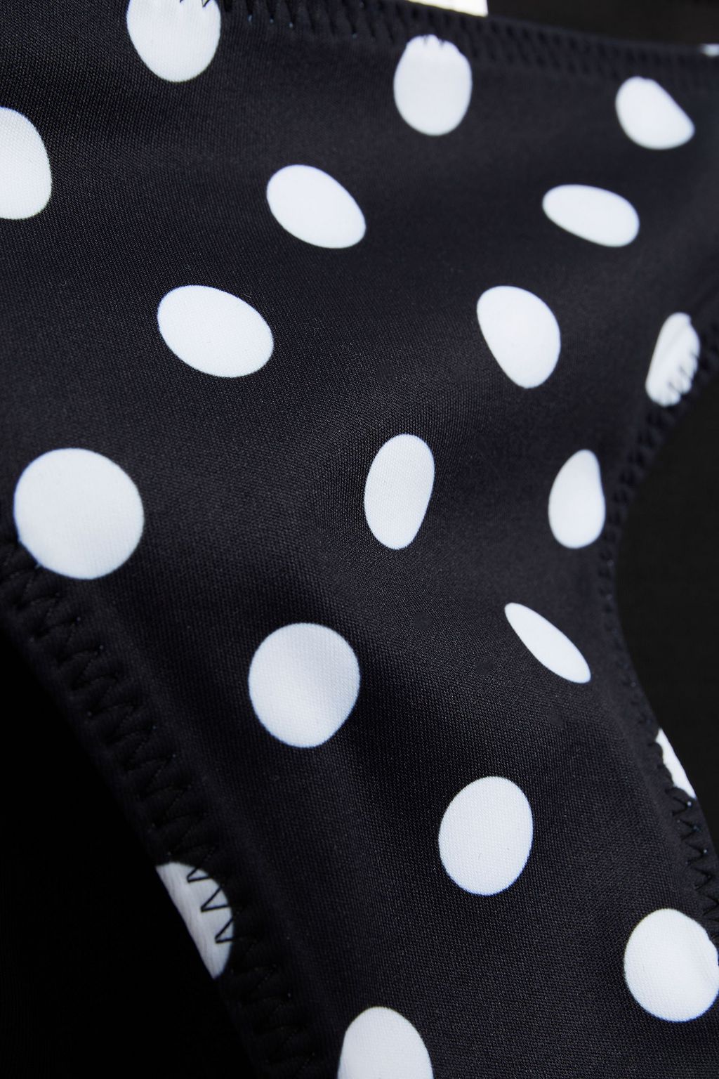 CAROLINE CONSTAS Mykela polka-dot low-rise bikini briefs