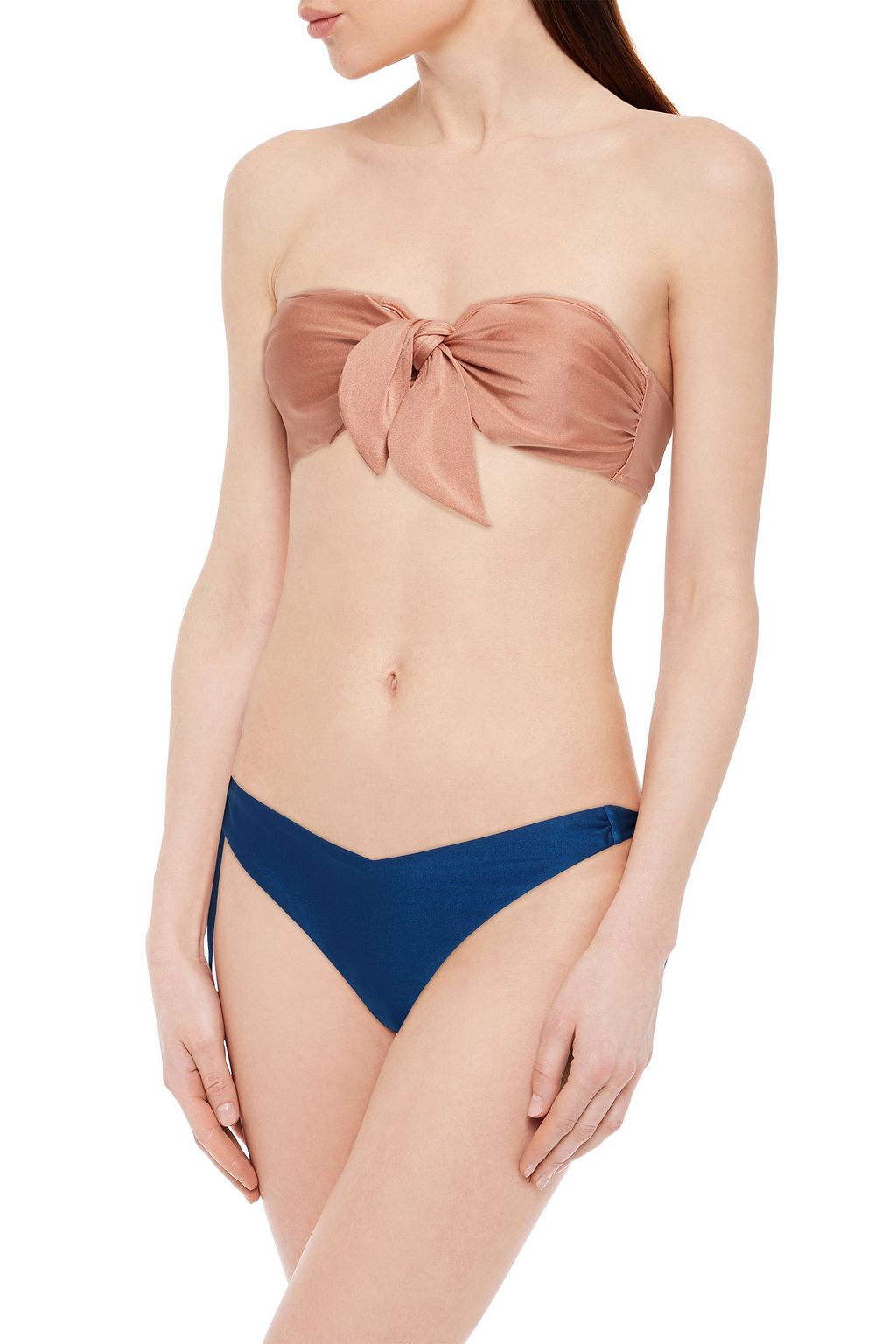 ZIMMERMANN Freja knotted bandeau bikini