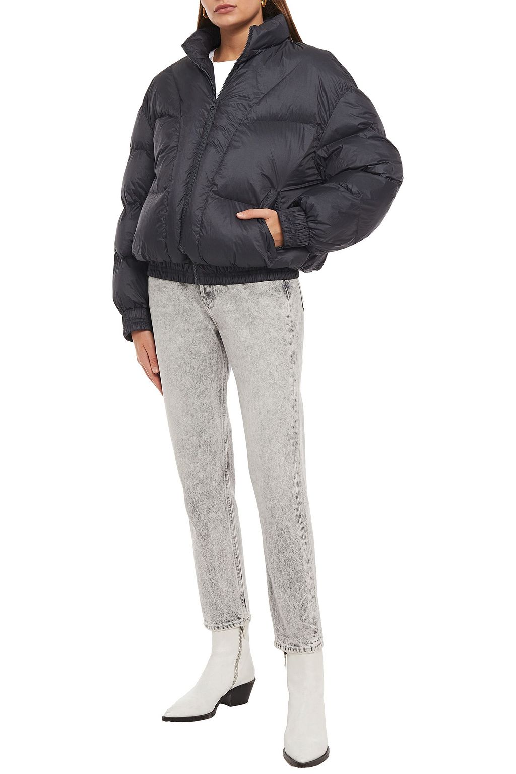 ISABEL MARANT ÉTOILE Kristen oversized quilted shell jacket Sale up