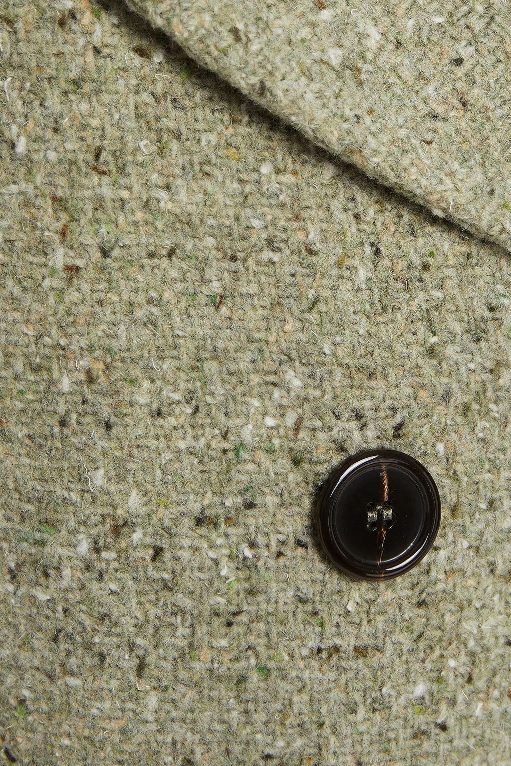 ALEXACHUNG Double-breasted wool-blend tweed coat