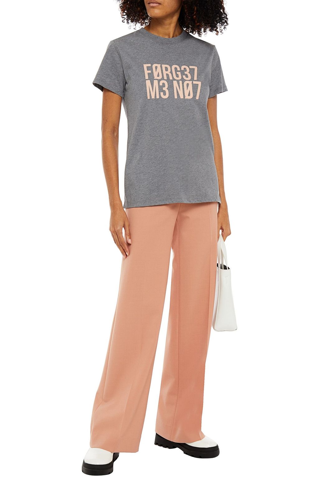 REDVALENTINO Printed cotton-jersey T-shirt