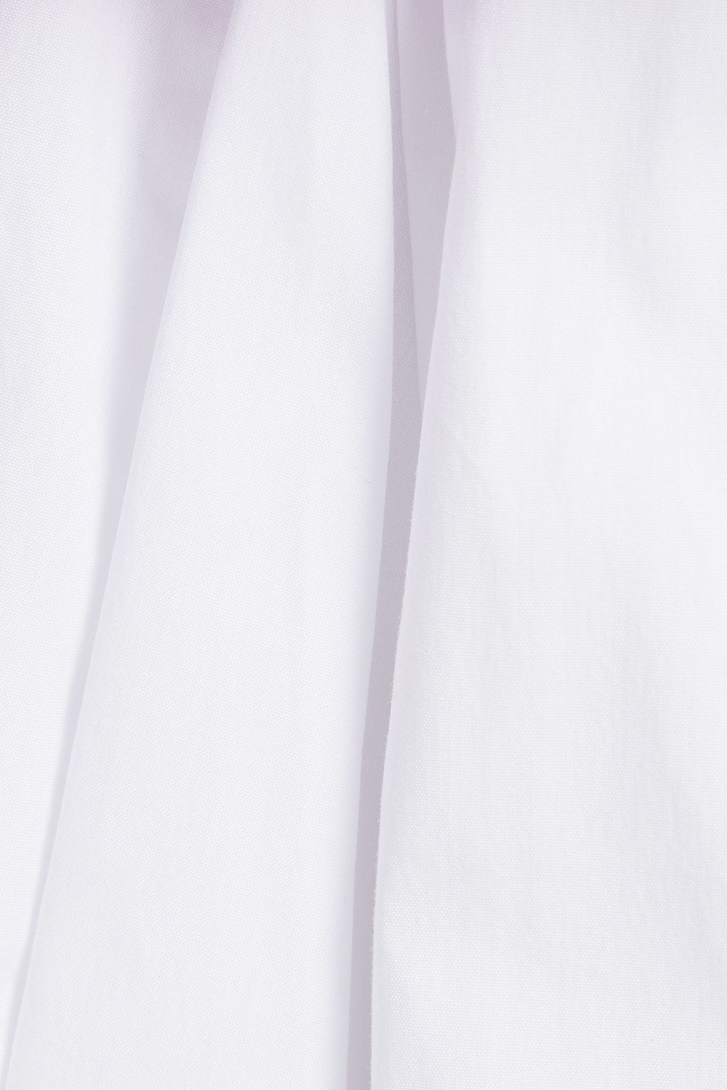 CAROLINE CONSTAS Regin belted tiered cotton-blend poplin mini skirt