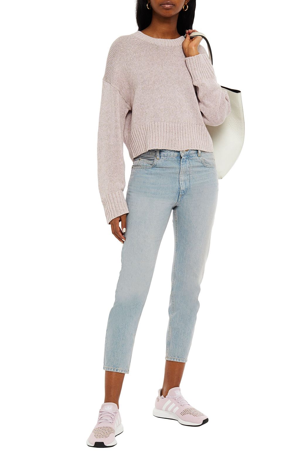 NINETY PERCENT Organic cotton-blend sweater