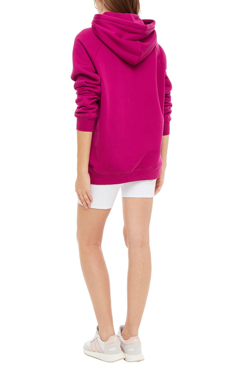 NINETY PERCENT Organic French cotton-terry hoodie