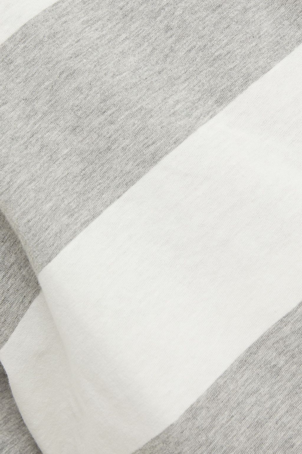 NINETY PERCENT Striped organic cotton-jersey top