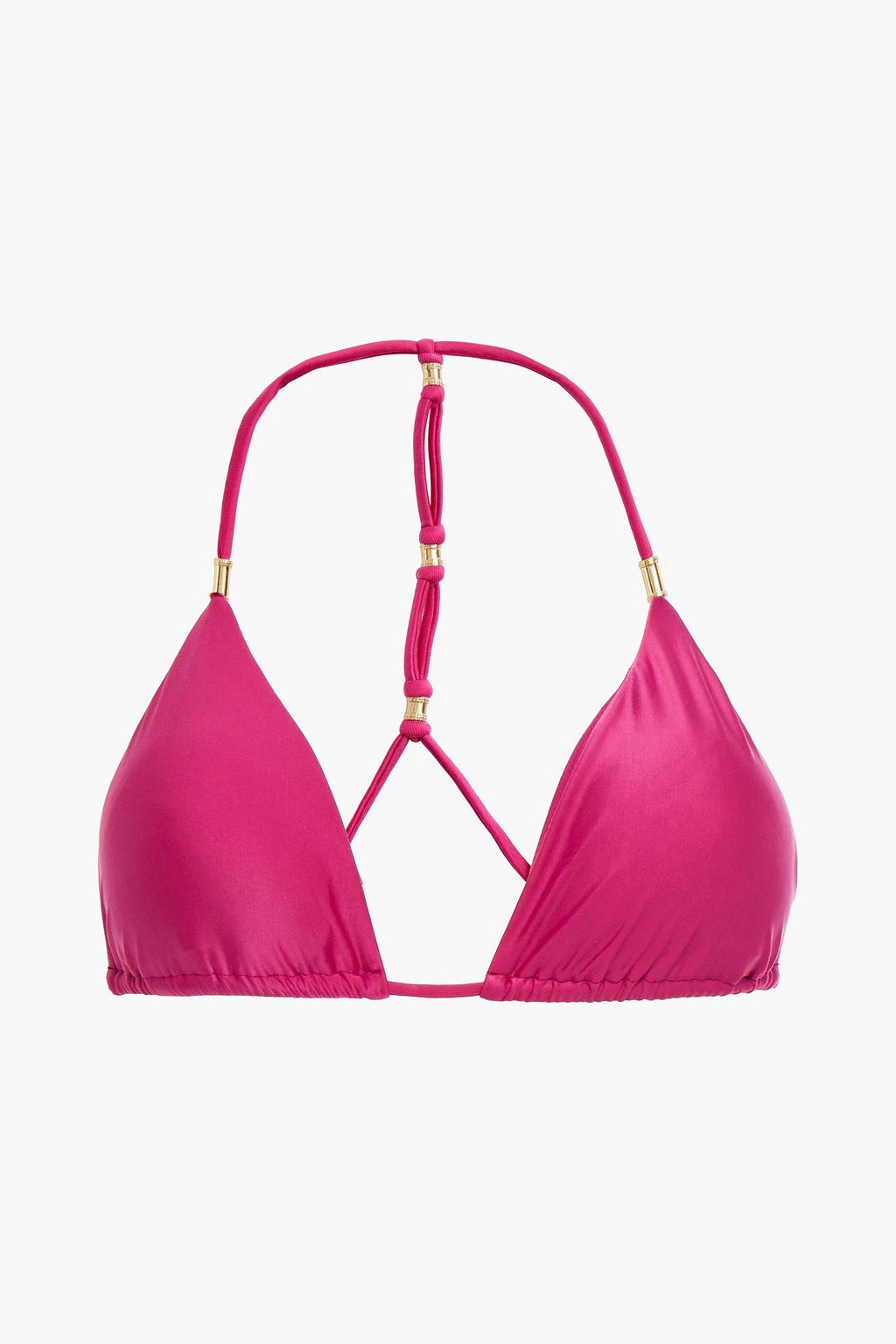 VIX PAULA HERMANNY Embellished triangle bikini top | THE OUTNET