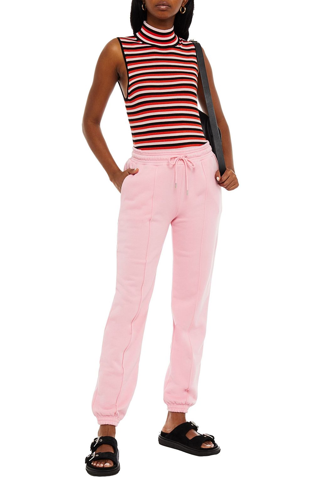 NINETY PERCENT Boy Fit cotton-jersey track pants
