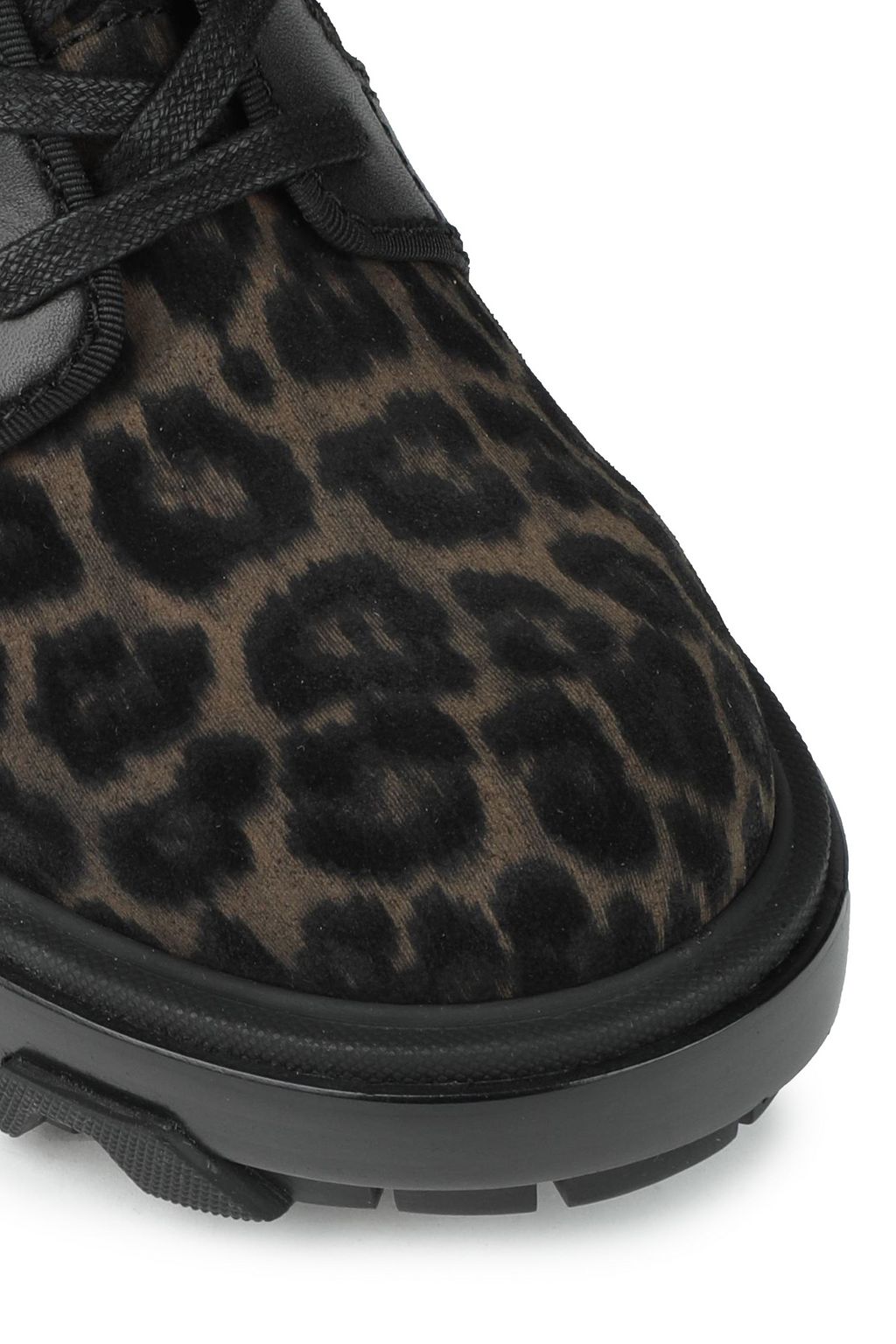 RAG & BONE Leopard-print suede combat boots