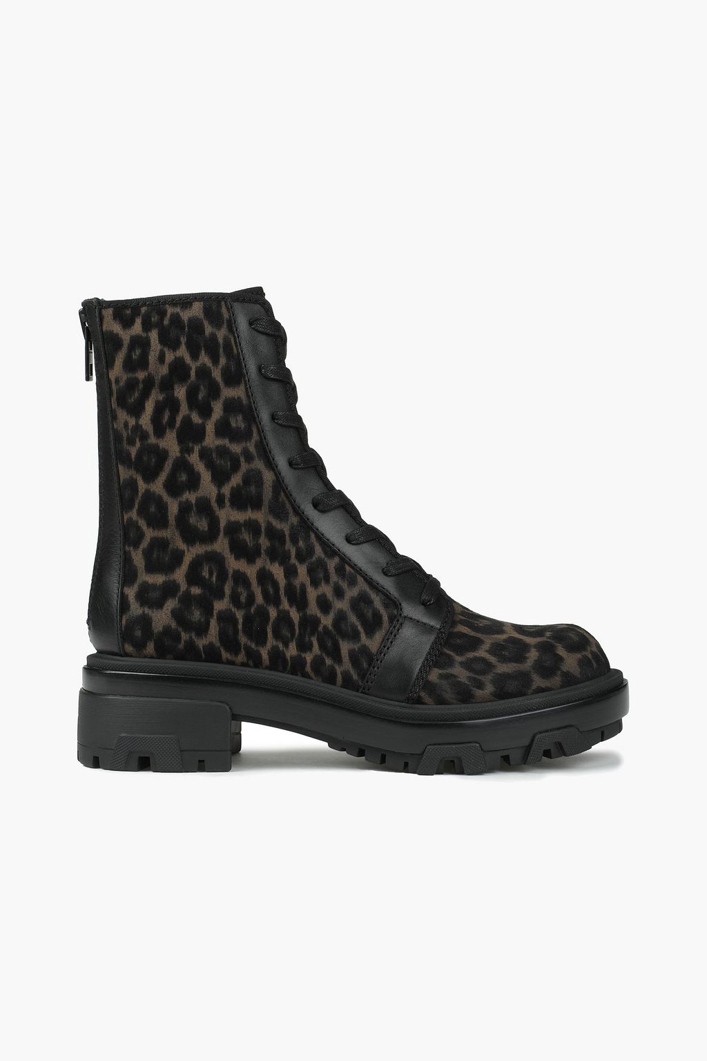 Animal print hotsell combat boots