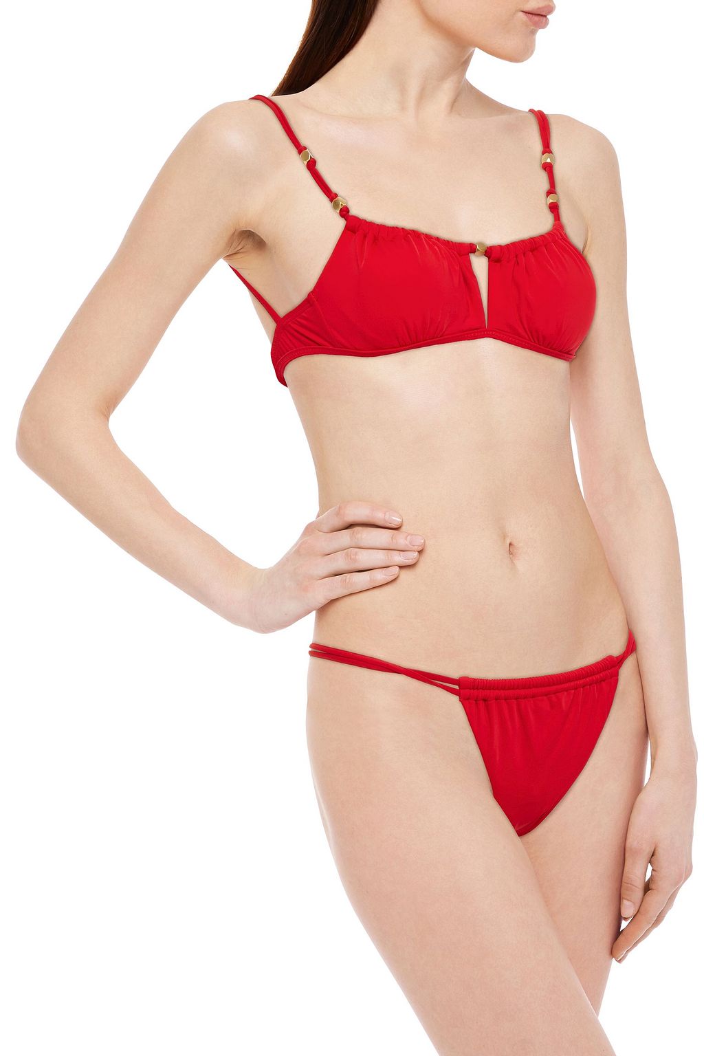VIX PAULA HERMANNY Nina embellished bikini top