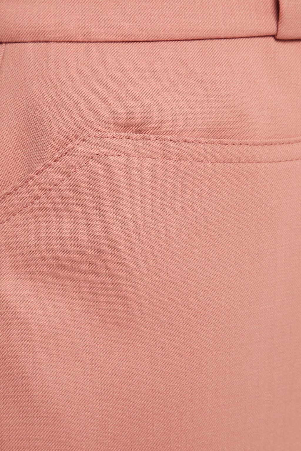 ALEXACHUNG Twill straight-leg pants