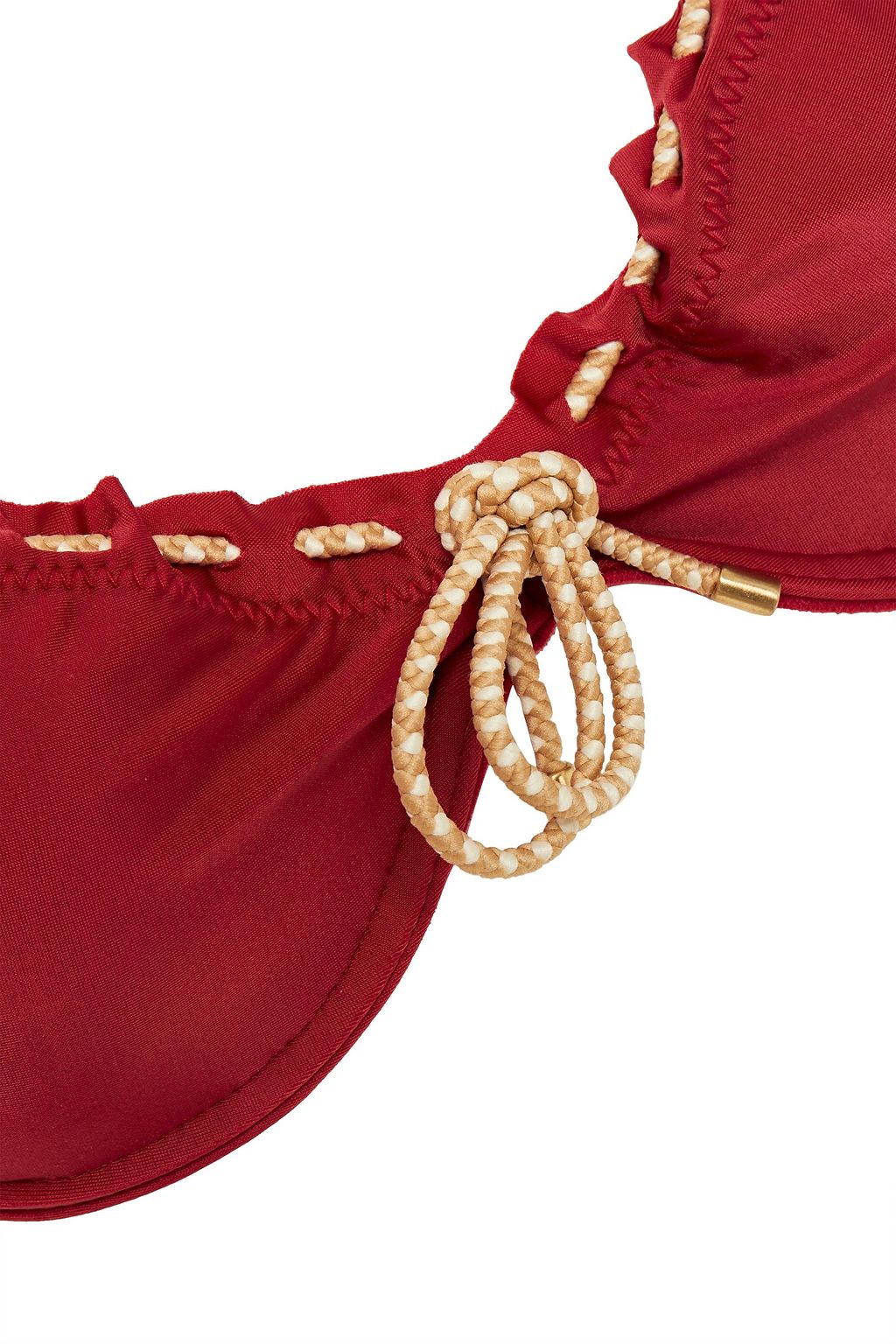 VIX PAULA HERMANNY Bow-detailed bikini top