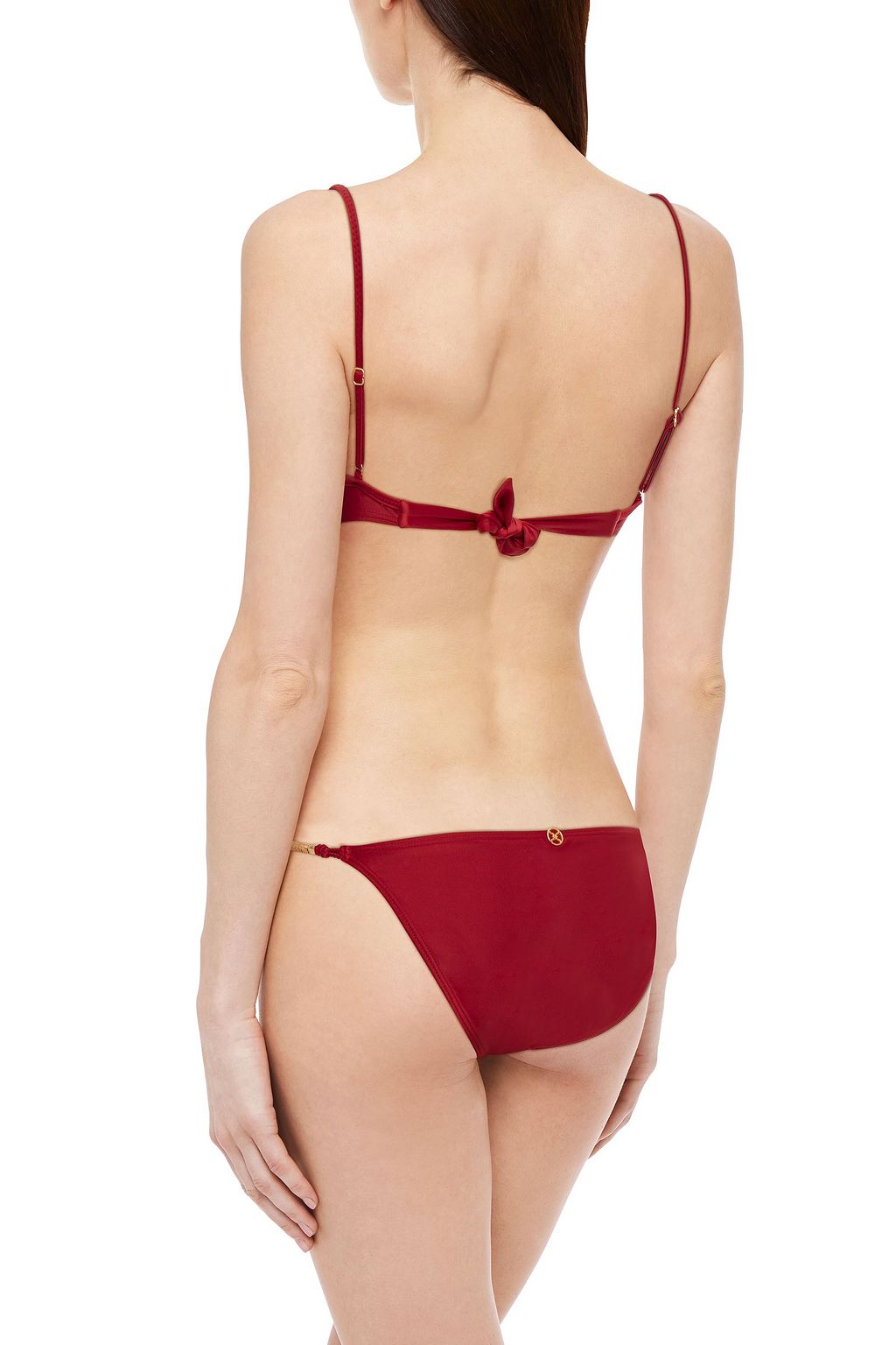 VIX PAULA HERMANNY Bow-detailed bikini top