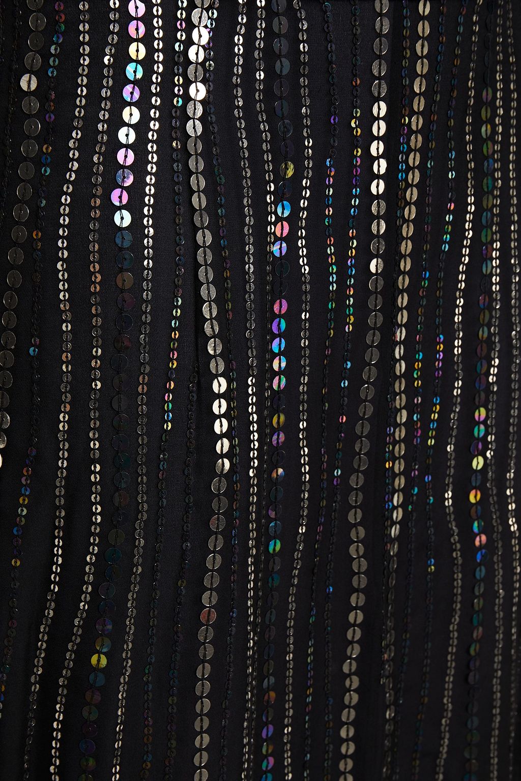 DUNDAS Embellished silk-chiffon maxi skirt