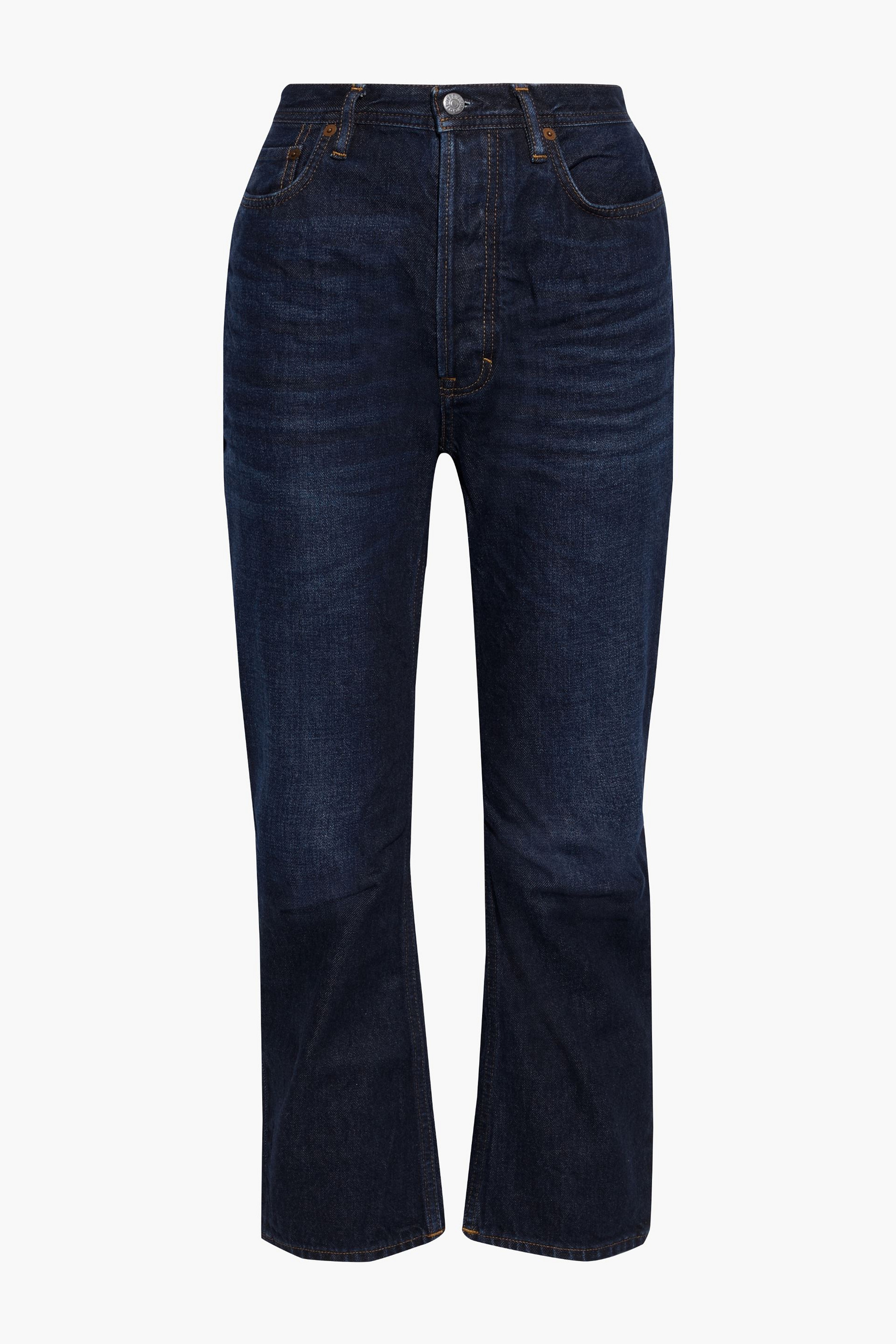 Acne Studios Cropped high-rise straight-leg jeans thumbnail
