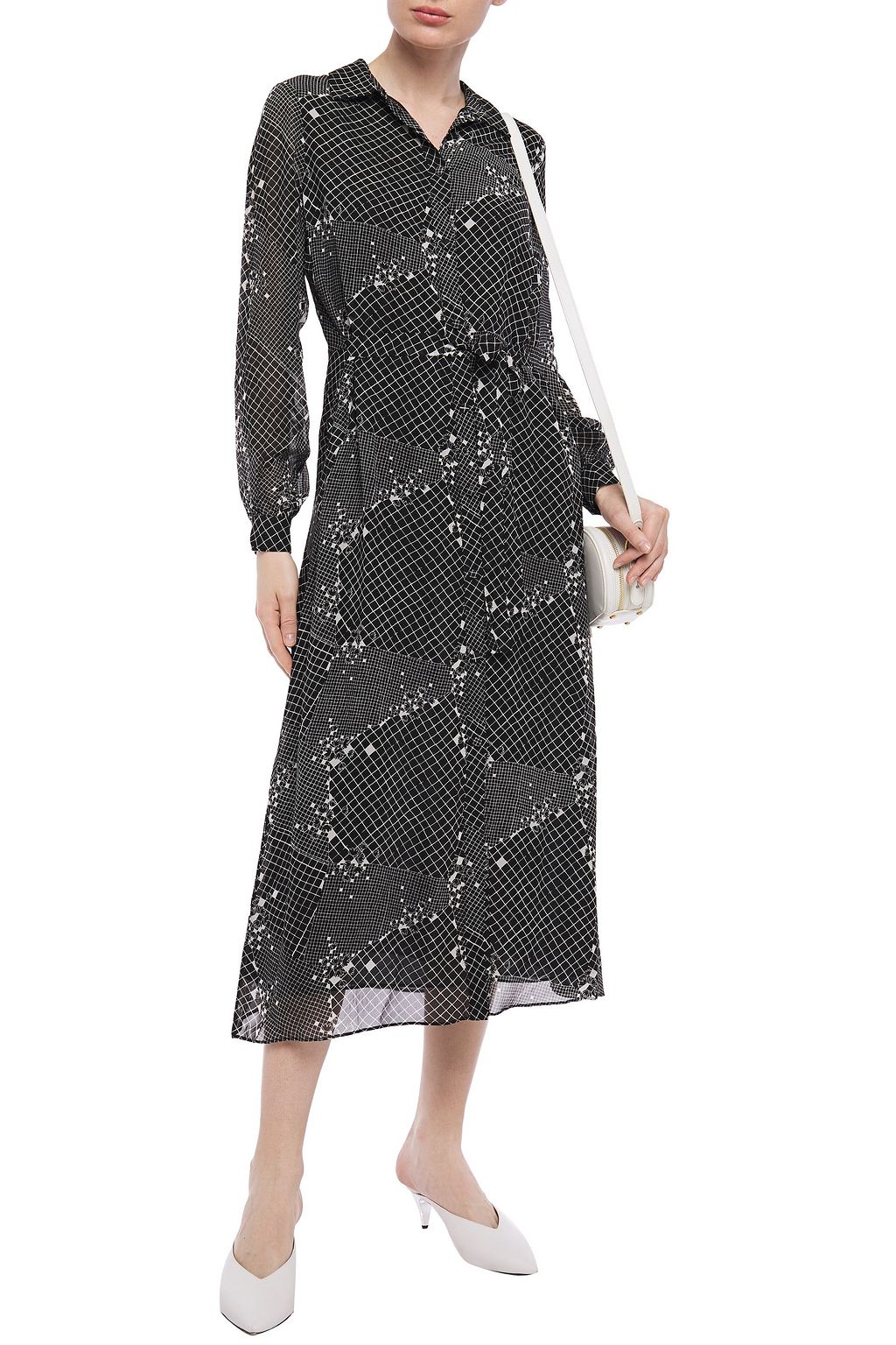 HOFMANN COPENHAGEN Alicia printed georgette midi dress