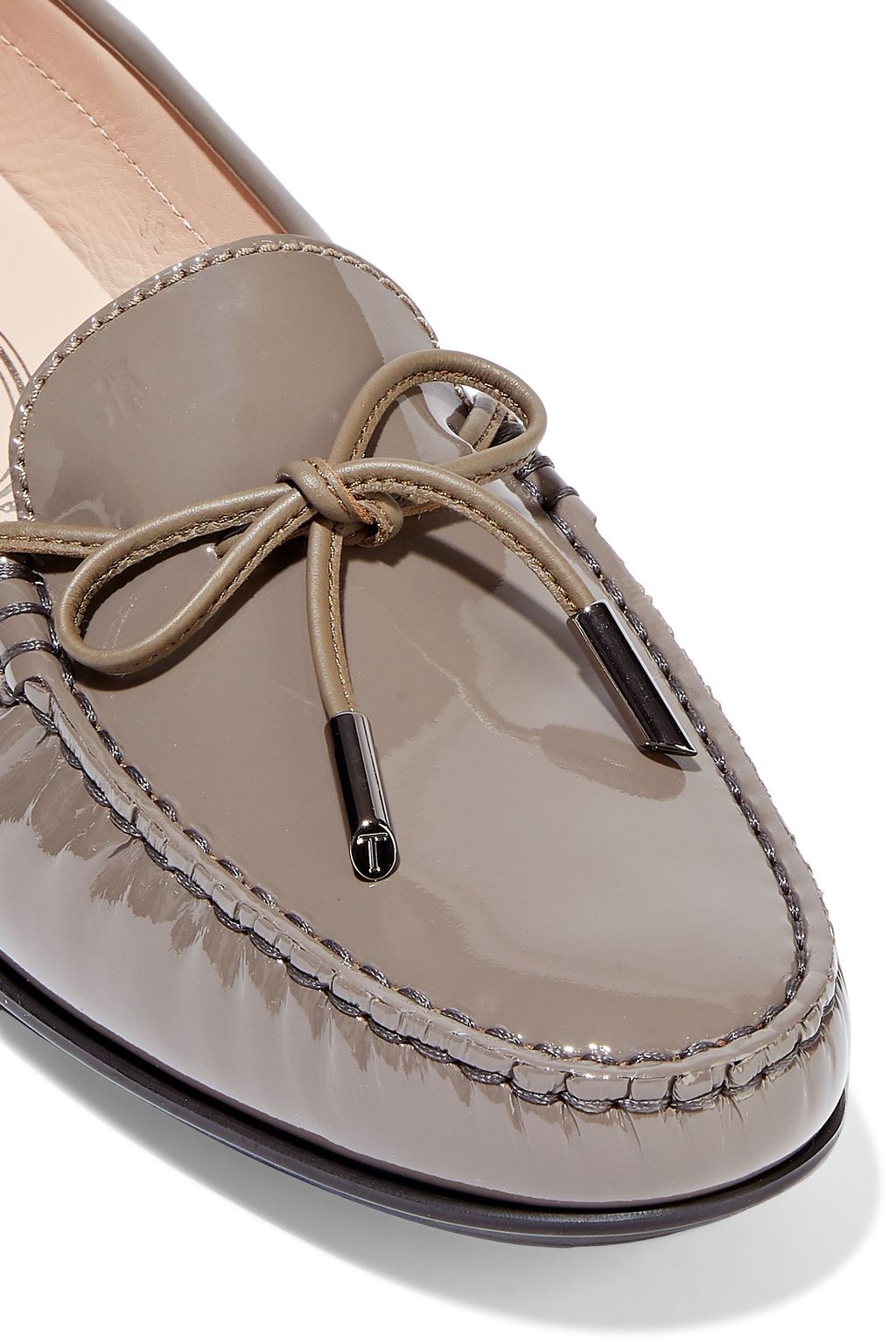 TOD'S Heaven Laccetto patent-leather loafers