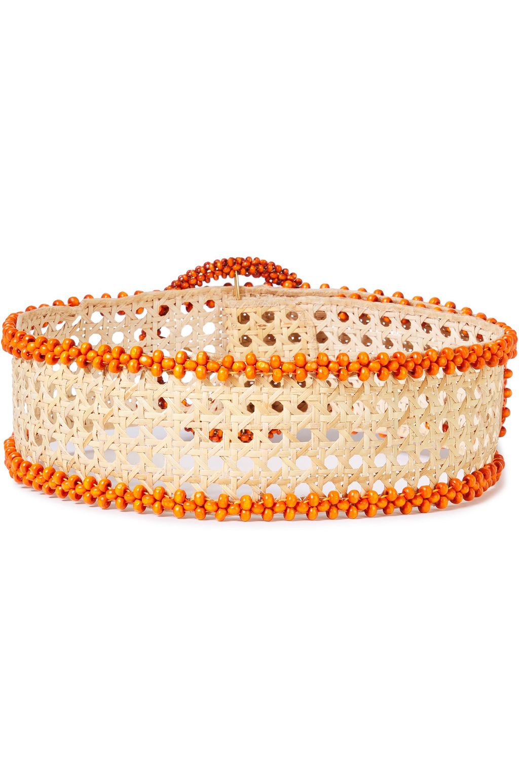 ROSANTICA Mamba bead and wicker belt